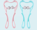 Neck Massager High Quality Multi-function Manual Relaxed Cervical Massager Pressure Relieve Double Ball Pressing Meridian Massager